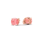 Load image into Gallery viewer, 3-carat-fancy-color-lab-grown-round-vivid-pink-stud-earrings-in-rose-gold-fdear10411rogvpinkangle4-3.00ct-nl-rg.jpg?v=1786968027
