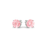 Load image into Gallery viewer, Fancy Lab Colored Diamond Round Cut Stud Earring