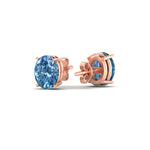 Load image into Gallery viewer, 3-carat-oval-cut-vivid-blue-diamond-stud-earrings-in-rose-gold-fdear10411ovgvblueangle4-3.00ct-nl-rg.jpg