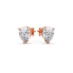 Load image into Gallery viewer, Fancy Colored Diamond Pear Shaped Stud Earring