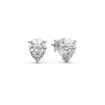 Load image into Gallery viewer, Fancy Colored Diamond Pear Shaped Stud Earring
