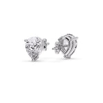 Load image into Gallery viewer, Fancy Colored Diamond Pear Shaped Stud Earring