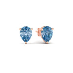 Load image into Gallery viewer, 3-carat-vivid-blue-pear-cut-3-prong-earring-in-rose-gold-fdear10411peblueangle1-3.00ct-nl-rg.jpg