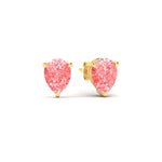 Load image into Gallery viewer, 3-carat-vivid-pink-pear-cut-3-prong-earring-in-yellow-gold-fdear10411pepinkangle1-3.00ct-nl-yg.jpg