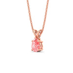Load image into Gallery viewer, Color Lab Fancy Pear Shaped Diamond Solitaire Pendant
