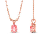 Load image into Gallery viewer, Color Lab Fancy Pear Shaped Diamond Solitaire Pendant