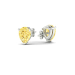 Load image into Gallery viewer, 3-carat-vivid-yellow-pear-cut-3-prong-earring-in-white-gold-fdear10411peyellowangle4-3.00ct-nl-wg.jpg