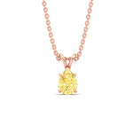 Load image into Gallery viewer, Color Lab Fancy Pear Shaped Diamond Solitaire Pendant