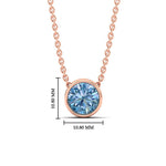 Load image into Gallery viewer, 3-ct-fancy-lab-grown-round-vived-blue-bezel-stone-pendant-in-rose-gold-fdpd10538rogvblueangle1-3.00ct-nl-rg-hw.jpg?v=1785906888