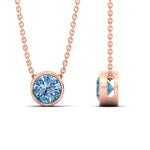 Load image into Gallery viewer, 3-ct-fancy-lab-grown-round-vived-blue-bezel-stone-pendant-in-rose-gold-fdpd10538rogvblueangle3-3.00ct-nl-rg.jpg?v=1785906888