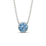 Load image into Gallery viewer, 3-ct-fancy-lab-grown-round-vived-blue-bezel-stone-pendant-in-white-gold-fdpd10538rogvblueangle1-3.00ct-nl-wg.jpg?v=1785906888