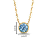 Load image into Gallery viewer, 3-ct-fancy-lab-grown-round-vived-blue-bezel-stone-pendant-in-yellow-gold-fdpd10538rogvblueangle1-3.00ct-nl-yg-hw.jpg?v=1785906888