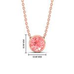 Load image into Gallery viewer, 3-ct-fancy-lab-grown-round-vived-pink-bezel-stone-pendant-in-rose-gold-fdpd10538rogvpinkangle1-3.00ct-nl-rg-hw.jpg?v=1785906888