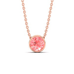Load image into Gallery viewer, 3-ct-fancy-lab-grown-round-vived-pink-bezel-stone-pendant-in-rose-gold-fdpd10538rogvpinkangle1-3.00ct-nl-rg.jpg?v=1785906888