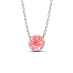 Load image into Gallery viewer, 3-ct-fancy-lab-grown-round-vived-pink-bezel-stone-pendant-in-white-gold-fdpd10538rogvpinkangle1-3.00ct-nl-wg.jpg?v=1785906888