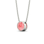 Load image into Gallery viewer, 3-ct-fancy-lab-grown-round-vived-pink-bezel-stone-pendant-in-white-gold-fdpd10538rogvpinkangle2-3.00ct-nl-wg.jpg?v=1785906888