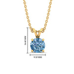Load image into Gallery viewer, 3-ct-four-prong-fancy-lab-grown-round-vived-blue-stone-pendant-in-yellow-gold-fdpd8469rogvblueangle1-3.00ct-nl-yg-hw_0cb8cd37-6c66-4510-907b-8b4f93528284.jpg?v=1786080007