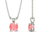 Load image into Gallery viewer, 3-ct-four-prong-fancy-lab-grown-round-vived-pink-stone-pendant-in-white-gold-fdpd8469rogvpinkangle3-3.00ct-nl-wg_e5f55808-8ff1-4cae-aff8-9907407f5fb7.jpg?v=1786080154