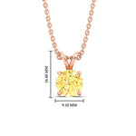 Load image into Gallery viewer, 3-ct-four-prong-fancy-lab-grown-round-vived-yellow-stone-pendant-in-rose-gold-fdpd8469rogvyellowangle1-3.00ct-nl-rg-hw_2851c290-7b29-42c4-91c1-34b28c133c83.jpg?v=1786080302