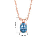 Load image into Gallery viewer, 3-ct-oval-shaped-fancy-lab-grown-vived-blue-stone-pendant-in-rose-gold-fdpd8469ovgvblueangle1-3.00ct-nl-rg-hw.jpg