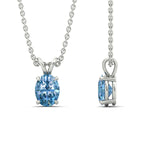 Load image into Gallery viewer, 3-ct-oval-shaped-fancy-lab-grown-vived-blue-stone-pendant-in-white-gold-fdpd8469ovgvblueangle3-3.00ct-nl-wg.jpg