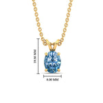 Load image into Gallery viewer, 3-ct-oval-shaped-fancy-lab-grown-vived-blue-stone-pendant-in-yellow-gold-fdpd8469ovgvblueangle1-3.00ct-nl-yg-hw.jpg