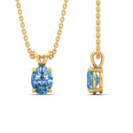 Load image into Gallery viewer, 3-ct-oval-shaped-fancy-lab-grown-vived-blue-stone-pendant-in-yellow-gold-fdpd8469ovgvblueangle3-3.00ct-nl-yg.jpg