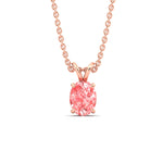 Load image into Gallery viewer, 3-ct-oval-shaped-fancy-lab-grown-vived-pink-stone-pendant-in-rose-gold-fdpd8469ovgvpinkangle1-3.00ct-nl-rg.jpg