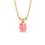 Load image into Gallery viewer, 3-ct-oval-shaped-fancy-lab-grown-vived-pink-stone-pendant-in-yellow-gold-fdpd8469ovgvpinkangle1-3.00ct-nl-yg.jpg