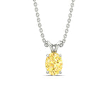 Load image into Gallery viewer, 3-ct-oval-shaped-fancy-lab-grown-vived-yellow-stone-pendant-in-white-gold-fdpd8469ovgvyellowangle1-3.00ct-nl-wg.jpg
