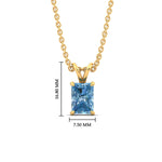 Load image into Gallery viewer, 3-ct-radiant-cut-fancy-lab-grown-vived-blue-solitaire-necklace-in-yellow-gold-fdpd8469ragvblueangle1-3.00ct-nl-yg-hw.jpg