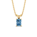 Load image into Gallery viewer, 3-ct-radiant-cut-fancy-lab-grown-vived-blue-solitaire-necklace-in-yellow-gold-fdpd8469ragvblueangle1-3.00ct-nl-yg.jpg