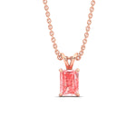 Load image into Gallery viewer, 3-ct-radiant-cut-fancy-lab-grown-vived-pink-solitaire-necklace-in-rose-gold-fdpd8469ragvpinkangle1-3.00ct-nl-rg.jpg
