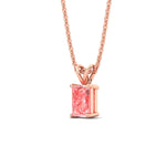 Load image into Gallery viewer, 3-ct-radiant-cut-fancy-lab-grown-vived-pink-solitaire-necklace-in-rose-gold-fdpd8469ragvpinkangle2-3.00ct-nl-rg.jpg