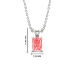 Load image into Gallery viewer, 3-ct-radiant-cut-fancy-lab-grown-vived-pink-solitaire-necklace-in-white-gold-fdpd8469ragvpinkangle1-3.00ct-nl-wg-hw.jpg