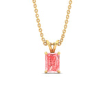 Load image into Gallery viewer, 3-ct-radiant-cut-fancy-lab-grown-vived-pink-solitaire-necklace-in-yellow-gold-fdpd8469ragvpinkangle1-3.00ct-nl-yg.jpg