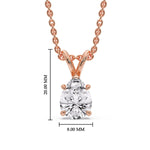 Load image into Gallery viewer, Color Lab Fancy Pear Shaped Diamond Solitaire Pendant