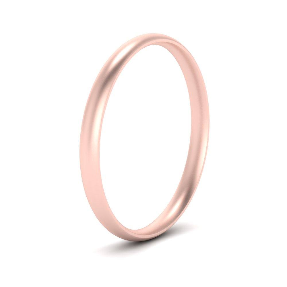 1 MM To 6 MM Comfort Fit Plain Wedding Band