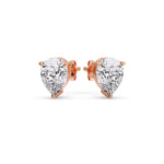 Load image into Gallery viewer, Fancy Colored Diamond Pear Shaped Stud Earring