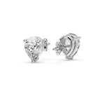 Load image into Gallery viewer, Fancy Colored Diamond Pear Shaped Stud Earring