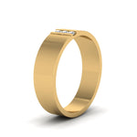 Load image into Gallery viewer, Round Cut Lab Diamond 3 Stone Anniversary Band
