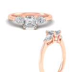Load image into Gallery viewer, 3-stone-lab-diamond-asscher-cut-cathedral-ring-in-rose-gold-fdenr9210asangle3-nl-rg.jpg
