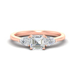 Load image into Gallery viewer, 3-stone-lab-diamond-asscher-cut-cathedral-ring-in-rose-gold-fdenr9210assleep-nl-rg.jpg