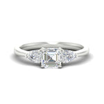 Load image into Gallery viewer, 3-stone-lab-diamond-asscher-cut-cathedral-ring-in-white-gold-fdenr9210assleep-nl-wg.jpg