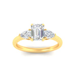 Load image into Gallery viewer, 3-stone-lab-diamond-emerald-cut-cathedral-ring-in-yellow-gold-fdenr9210emangle5-nl-yg.jpg