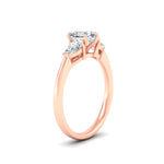 Load image into Gallery viewer, 3-stone-lab-diamond-heart-shaped-cathedral-ring-in-rose-gold-fdenr9210htangle2-nl-rg.jpg