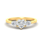 Load image into Gallery viewer, 3-stone-lab-diamond-heart-shaped-cathedral-ring-in-yellow-gold-fdenr9210htsleep-nl-yg.jpg