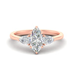 Load image into Gallery viewer, 3-stone-lab-diamond-marquise-cut-cathedral-ring-in-rose-gold-fdenr9210mqsleep-nl-rg.jpg