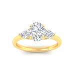 Load image into Gallery viewer, 3-stone-lab-diamond-oval-shaped-cathedral-ring-in-yellow-gold-fdenr9210ovangle5-nl-yg.jpg