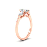 Load image into Gallery viewer, 3-stone-lab-diamond-pear-shaped-cathedral-ring-in-rose-gold-fdenr9210peangle2-nl-rg.jpg